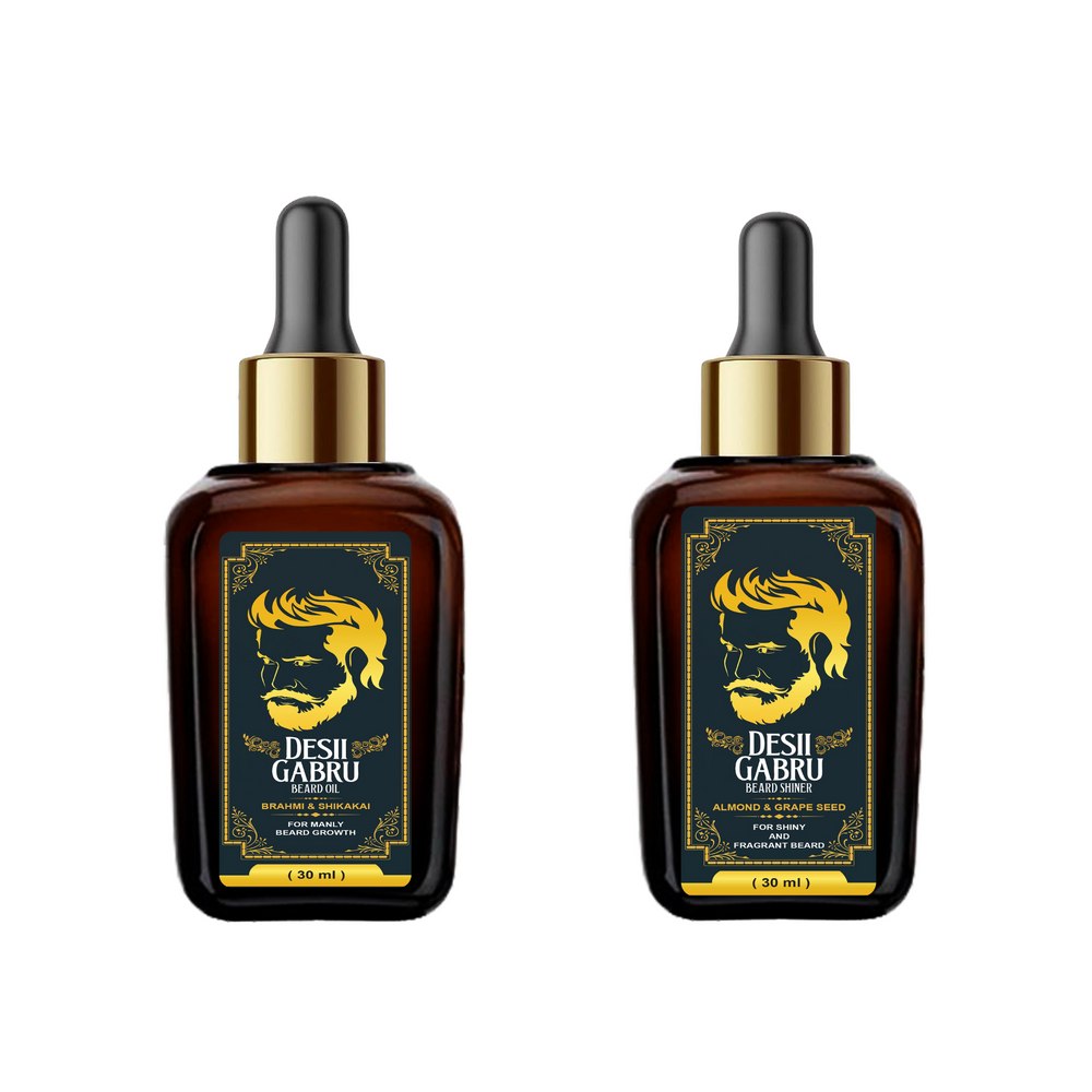 BEARD OIL & BEARD SHINER COMBO