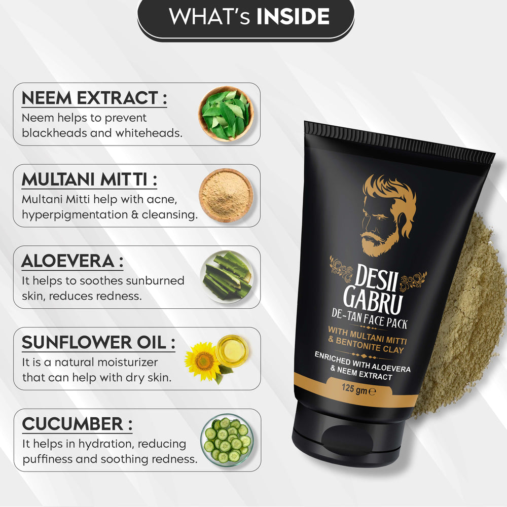 Desii Gabru De-Tan Face Pack