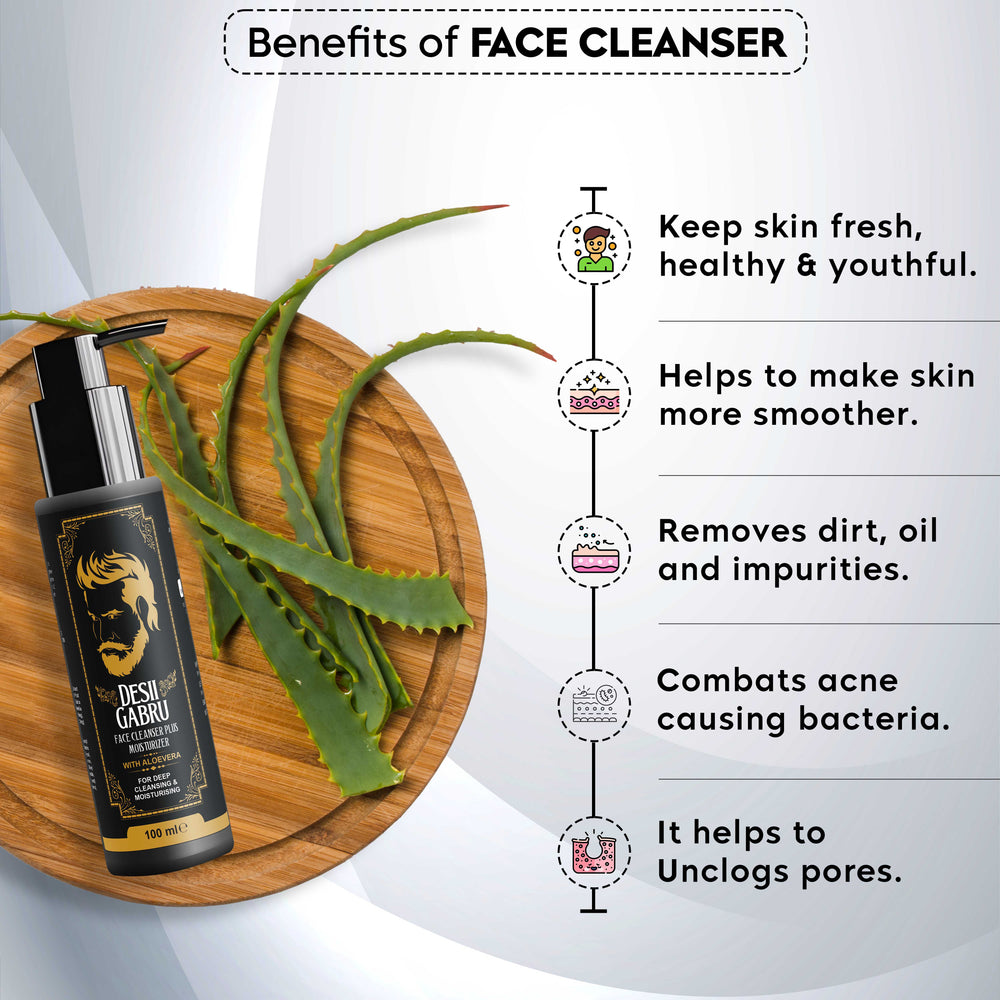 Desii Gabru Face Cleanser Plus Moisturizer