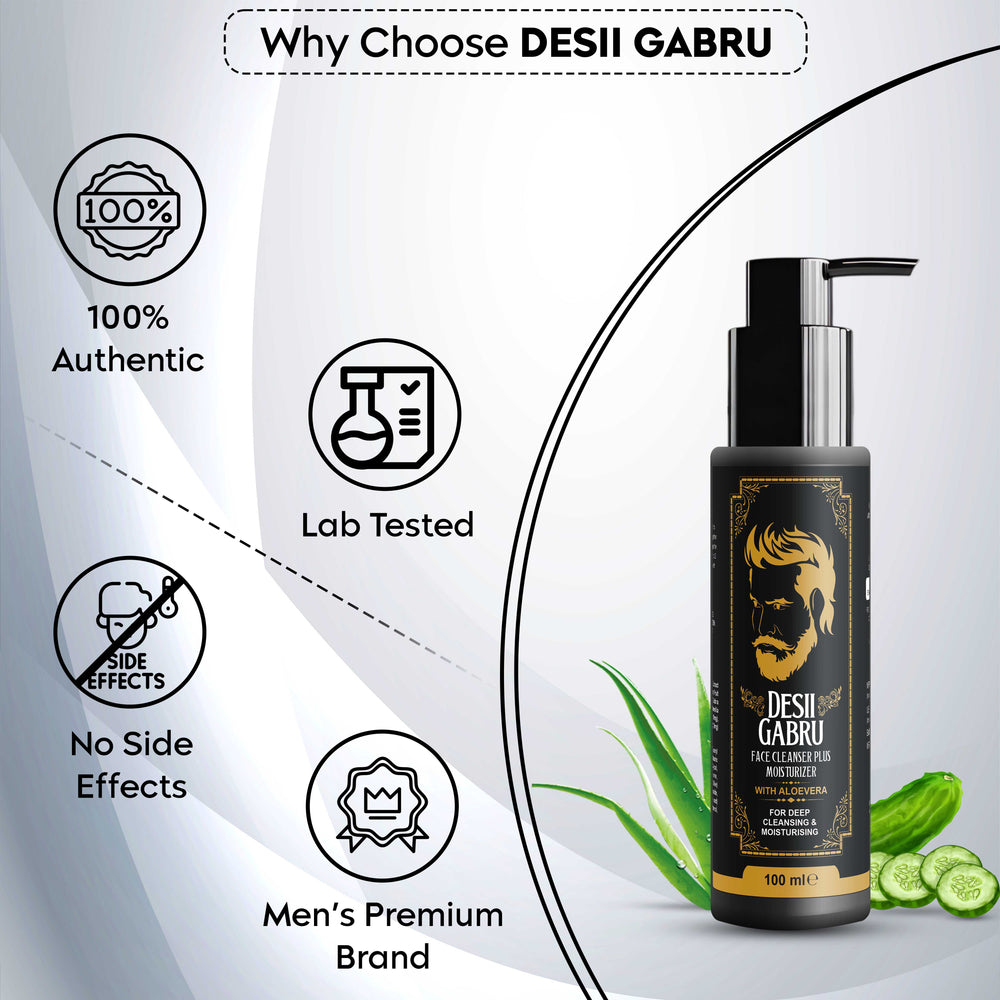 Desii Gabru Face Cleanser Plus Moisturizer