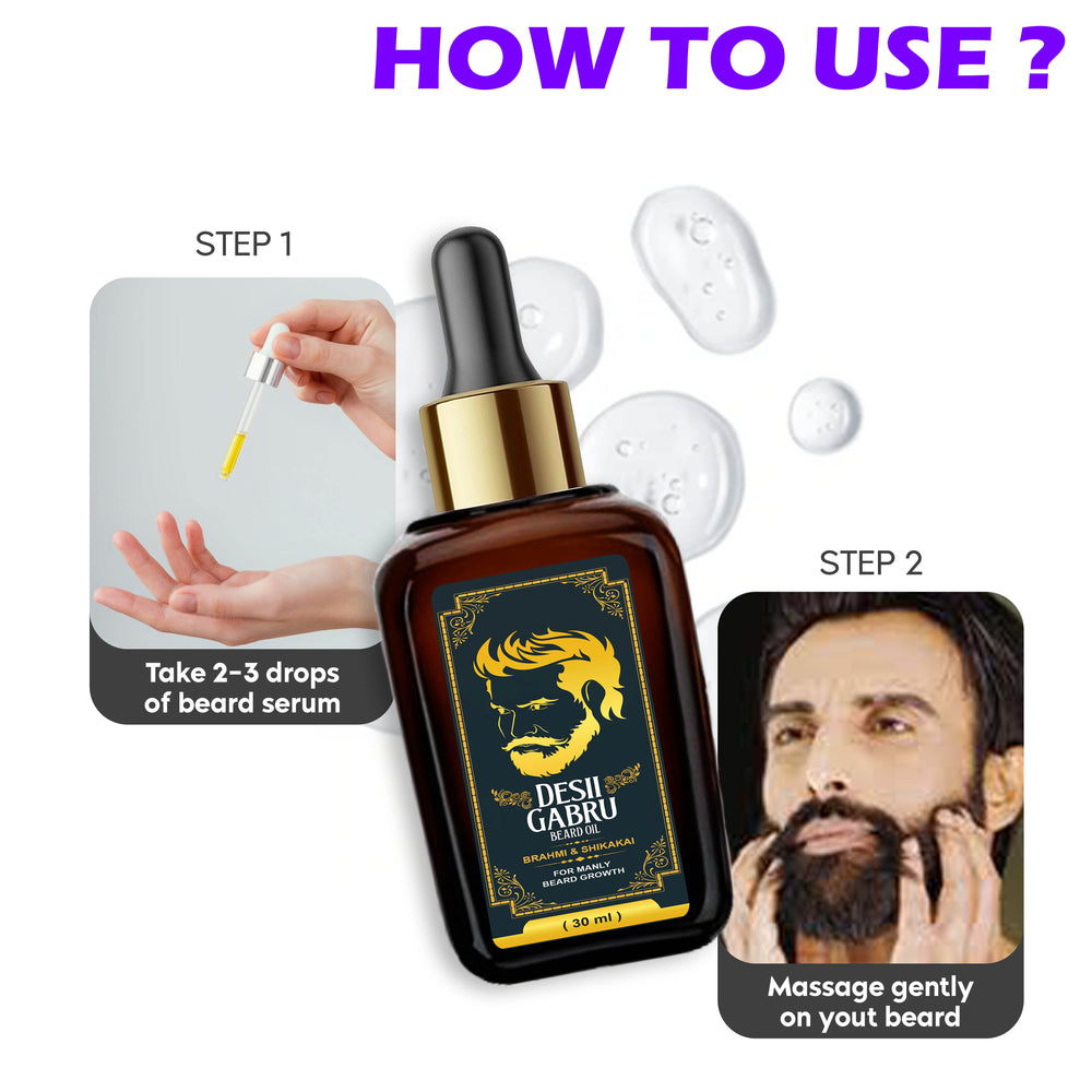 Desii Gabru Beard Growth Oil