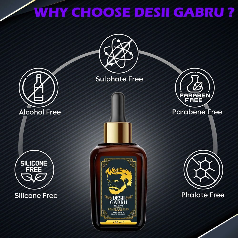 Desii Gabru Beard Growth Oil