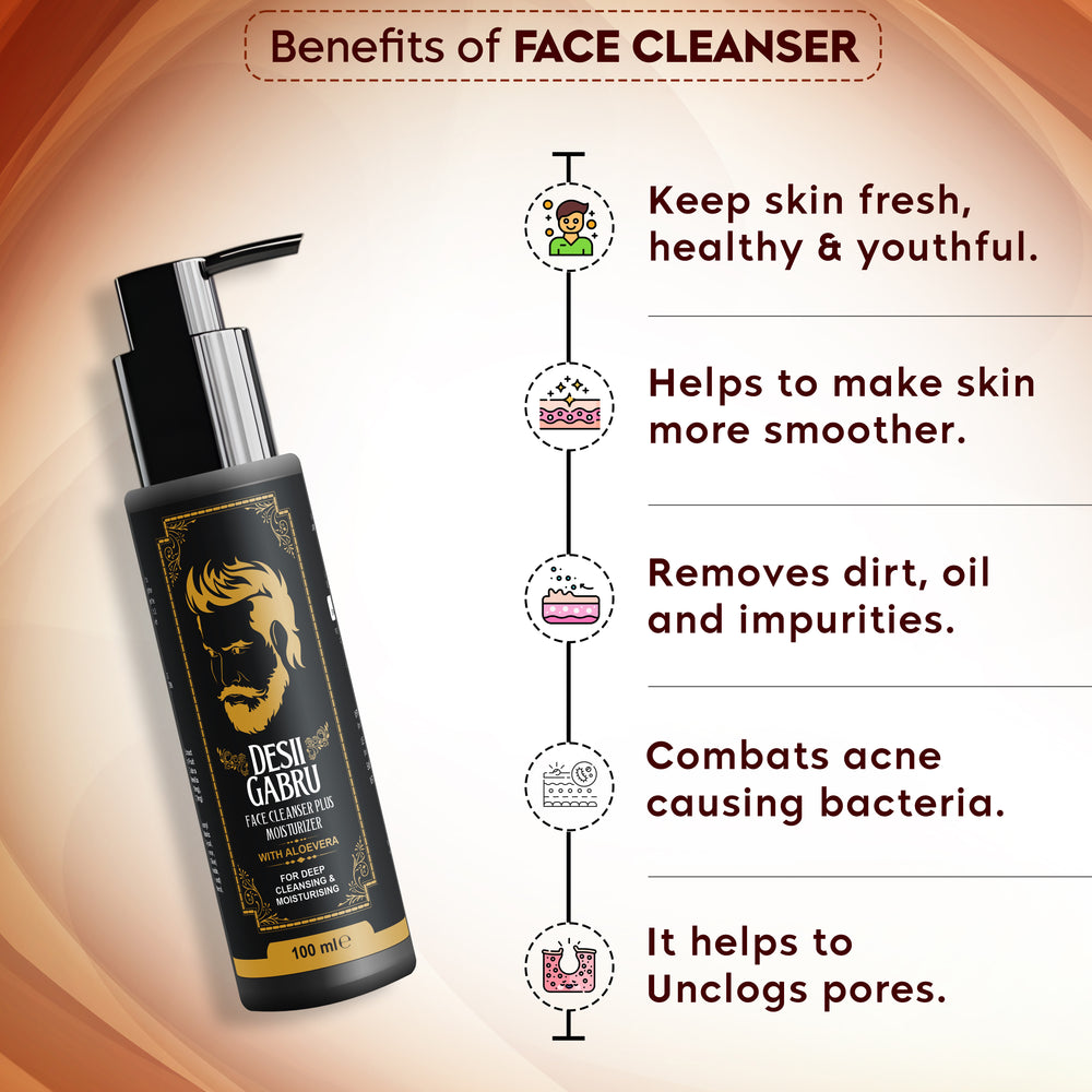 Desii Gabru Face Cleanser Plus Moisturizer